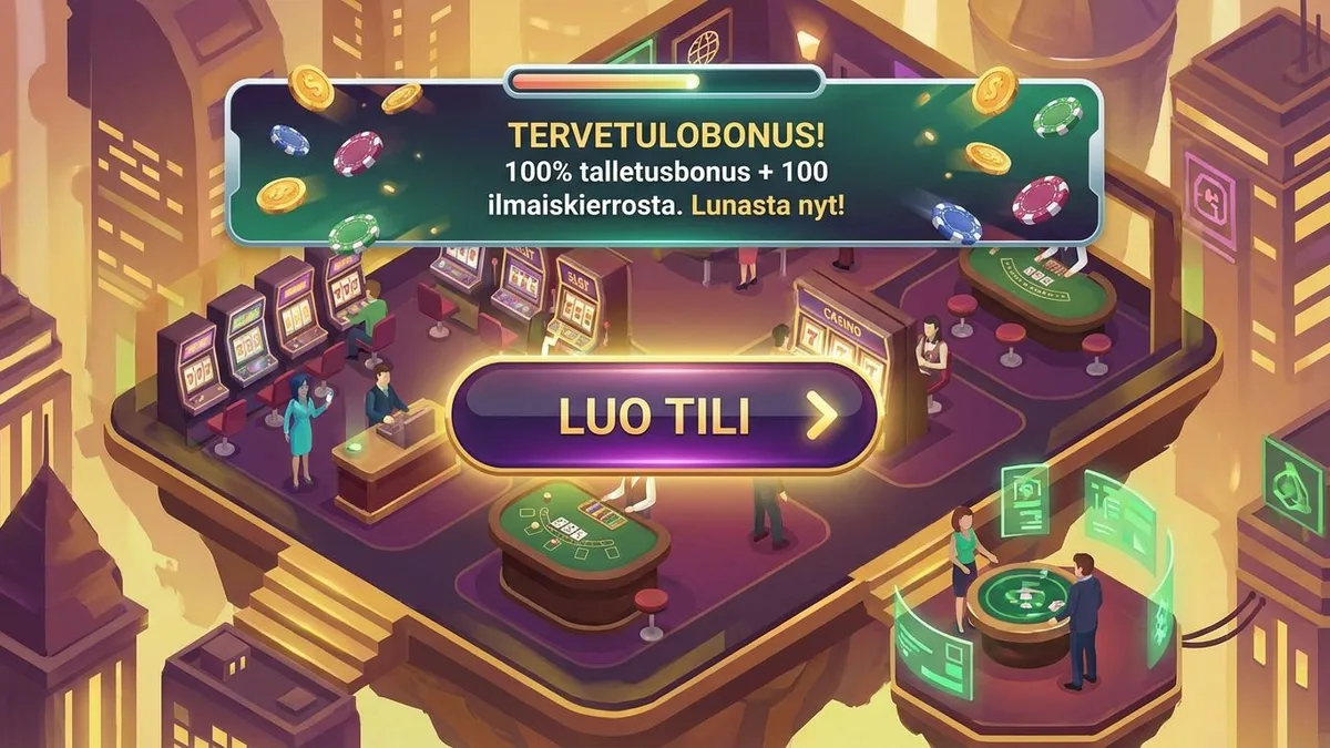 Rekisteröidy bonuksen kanssa